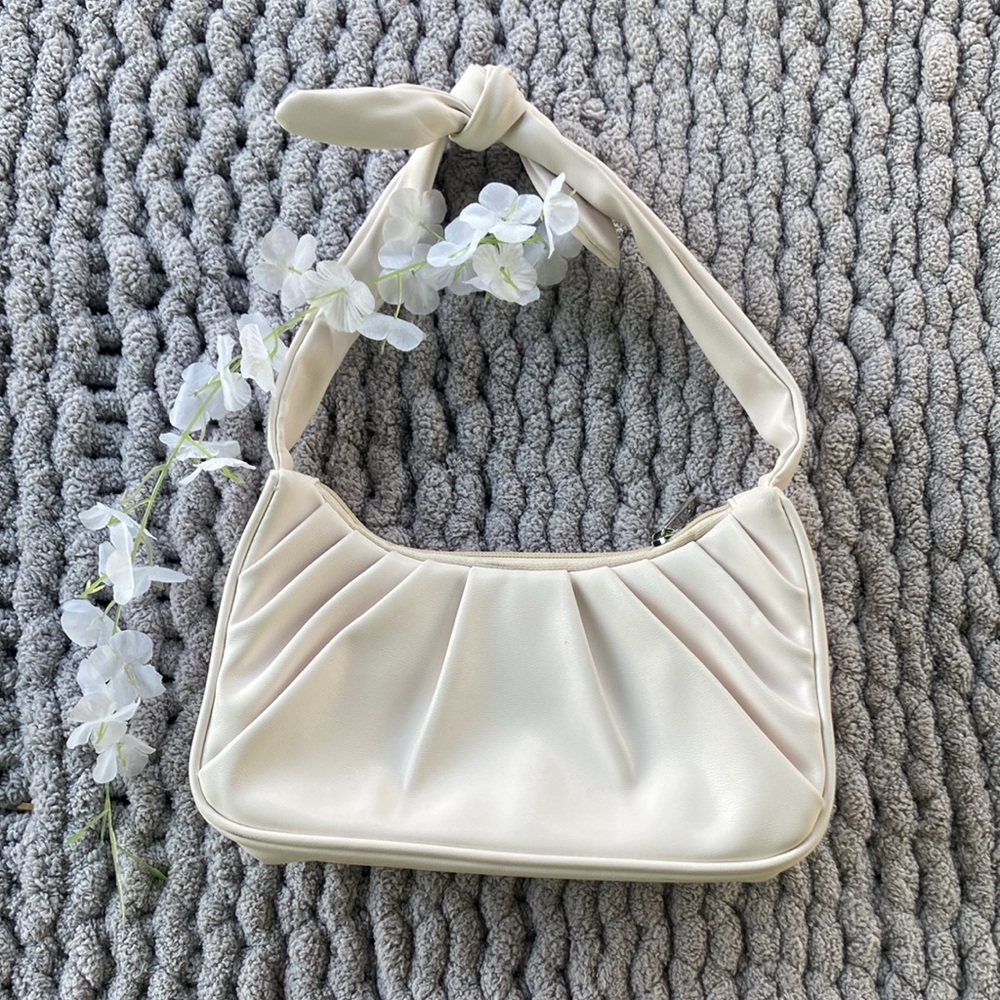 Forever 21 Cream Shoulder Purse